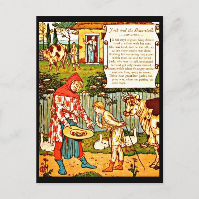 Postcard-Vintage Illustration-Walter Crane 4 Postcard (Front)