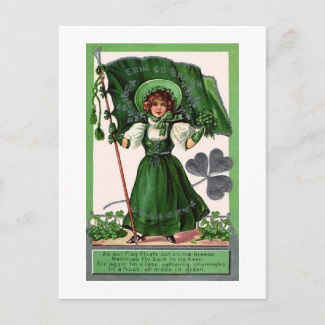 Postcard-Vintage St. Patricks Day Postcard (Front)