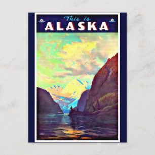 Postcard-Vintage Travel-Alaska Postcard