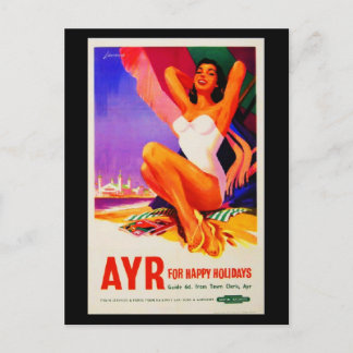 Postcard-VIntage Travel-Ayr Postcard