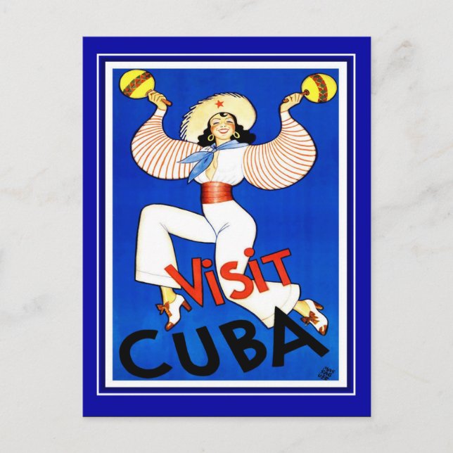 Postcard Vintage Travel Cuba (Front)