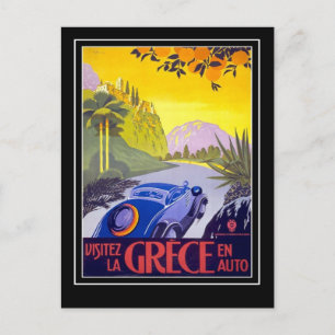 Postcard Vintage Travel Grece Greece