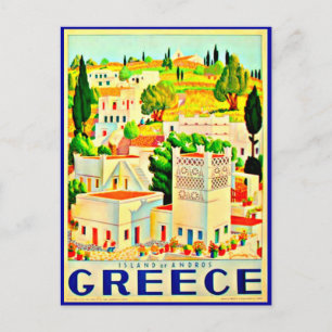 Postcard-Vintage Travel-Greece 6 Postcard
