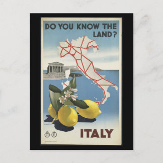 Postcard-Vintage Travel-Italy Postcard