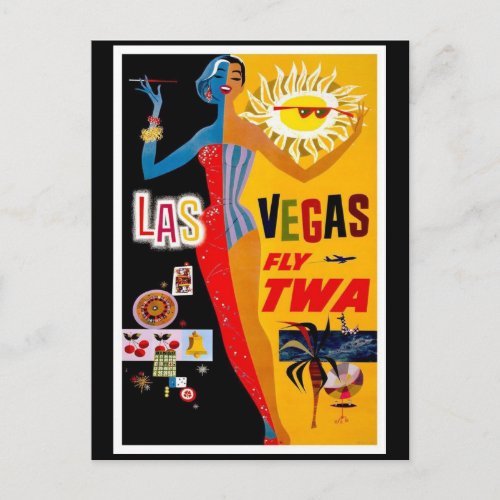 Postcard_Vintage Travel_Las Vegas Postcard