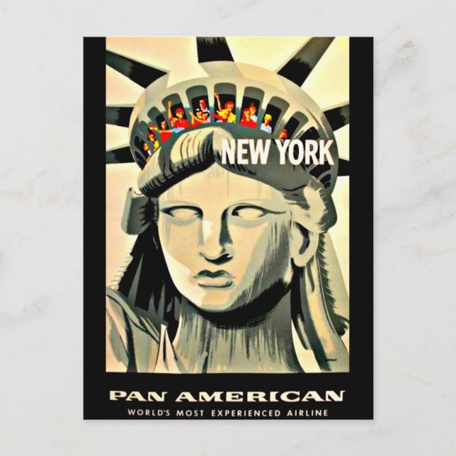 Postcard-Vintage Travel-New York 5 Postcard (Front)