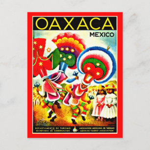 Postcard-Vintage Travel-Oaxaca Postcard