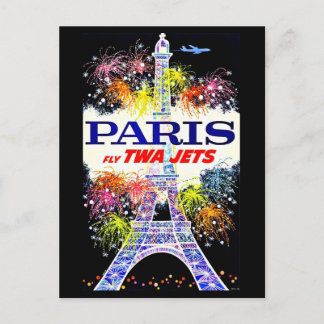 Postcard-Vintage Travel-Paris 2 Postcard