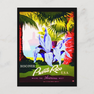 Postcard-Vintage Travel-Puerto Rico 2 Postcard