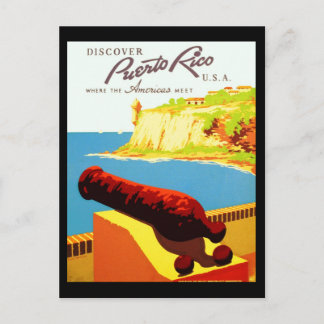 Postcard-Vintage Travel-Puerto Rico Postcard
