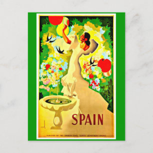 Postcard-Vintage Travel-Spain 10 Postcard