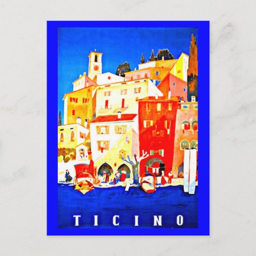 Postcard_Vintage Travel_Ticino Postcard