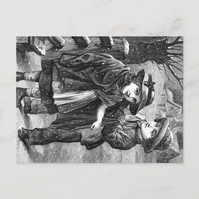 Postcard - Vintage Winter Scene (Front)