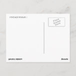 POSTCARD VINTAGE WOMAN 1