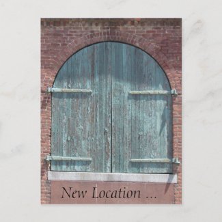 Postcard - Warehouse Door