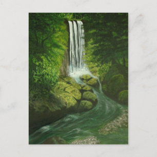 Postcard Waterfall New Zealand