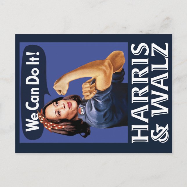 POSTCARD - We Can Do It - Harris & Walz 2024 (Front)