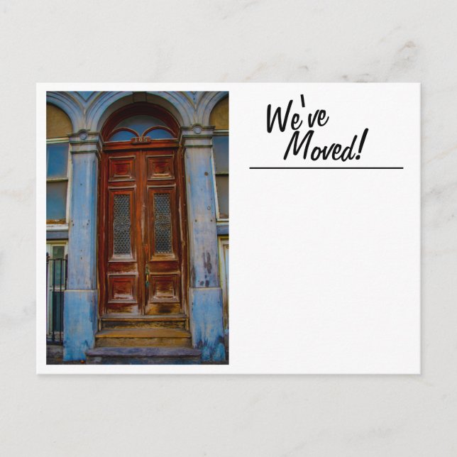 Postcard: We Moved, relocation add your own text Postcard (Front)
