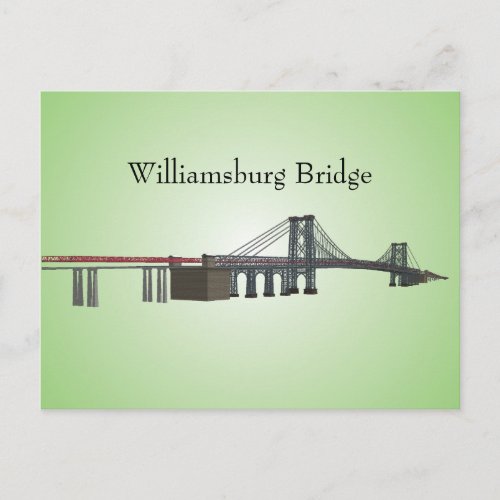 Postcard Williamsburg Bridge Postcard