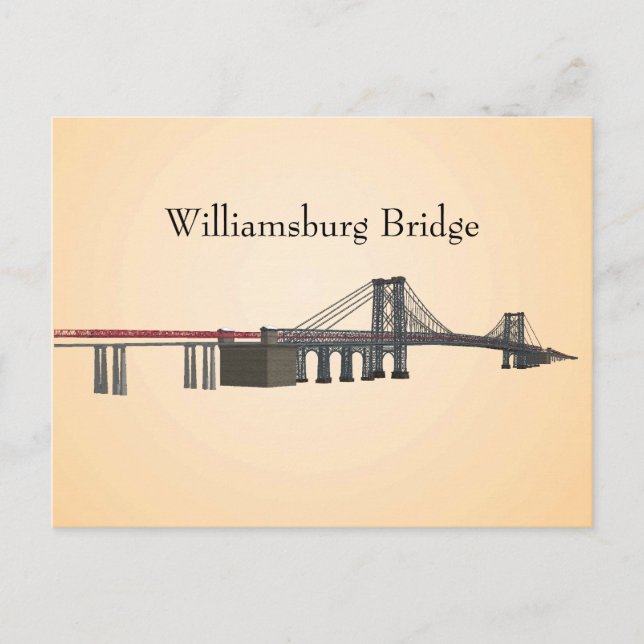 Postcard: Williamsburg Bridge Postcard (Front)