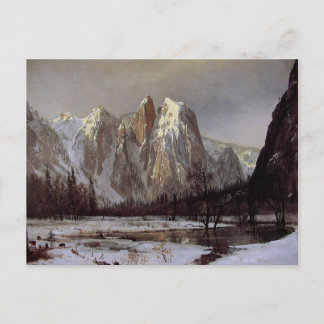Postcard With Albert Bierstadt Painting