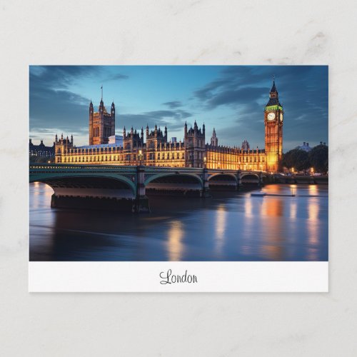 Postcard with Big Ben London