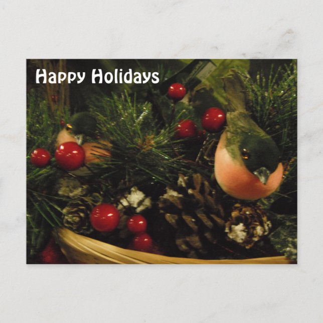 Postcard With Birds (Front)