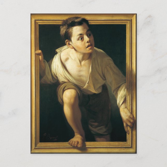 Postcard with Classic Painting (Front)