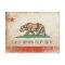 Postcard with Cool California Flag
