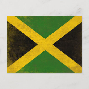 Postcard with Dirty Flag from Jamaica