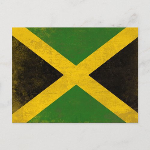 Postcard with Dirty Flag from Jamaica