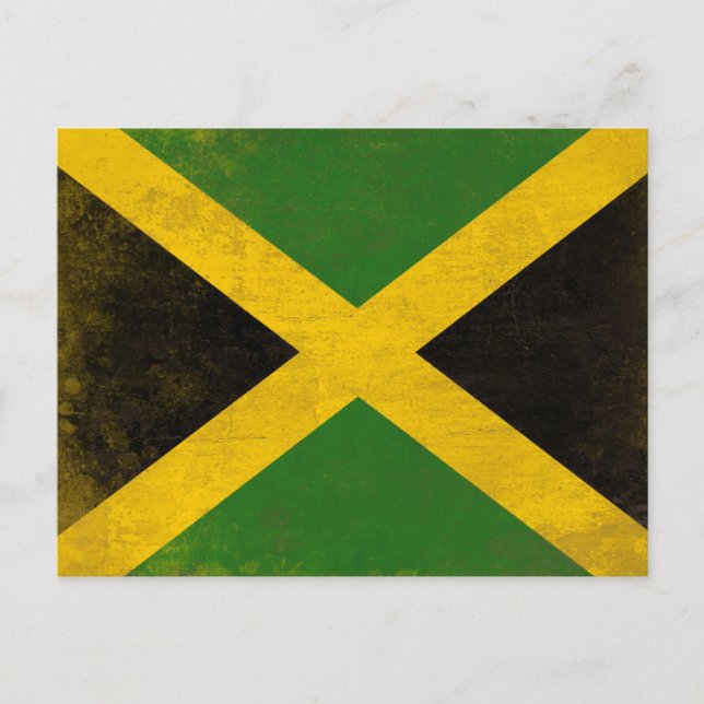 Postcard with Dirty Flag from Jamaica (Front)