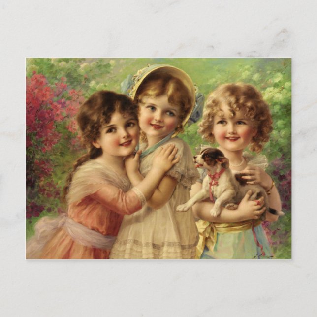 Postcard With Emile Vernon Painting (Front)