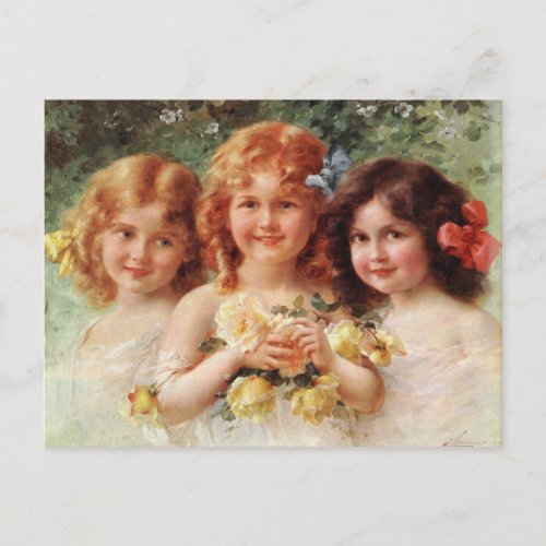 Postcard With Emile Vernon Painting