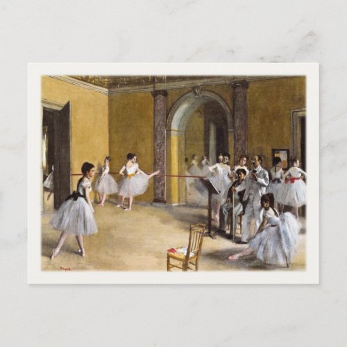 Postcard With Famous Ballet Painting