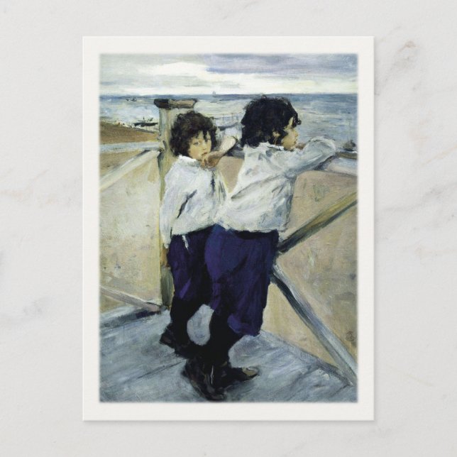 Postcard With Famous Painting (Front)