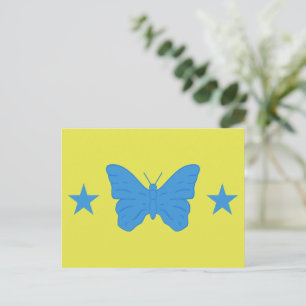 Postcard with Flag of Bady Bassitt, Brazil