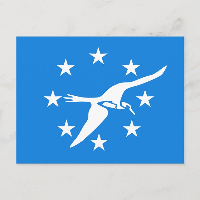 Postcard with Flag of Corpus Christi, Texas, USA (Front)