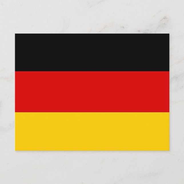 Postcard with Flag of Germany (Front)