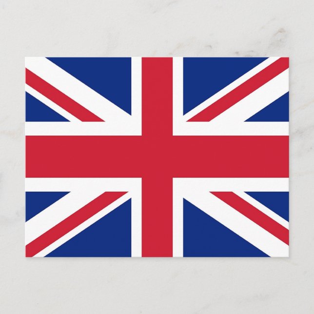 Postcard with Flag of the United Kingdom (Front)