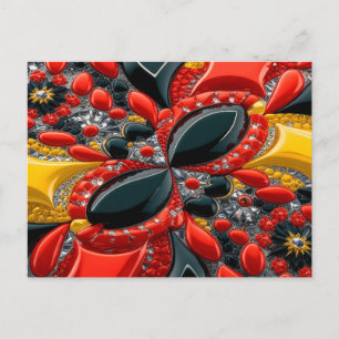 Postcard with Germany Colors Design