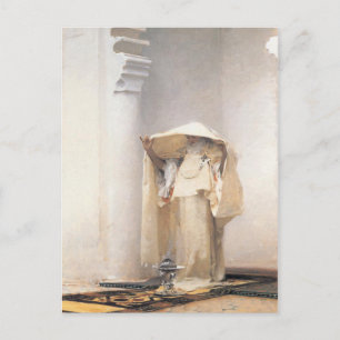 Postcard With John Singer Sargent Painting