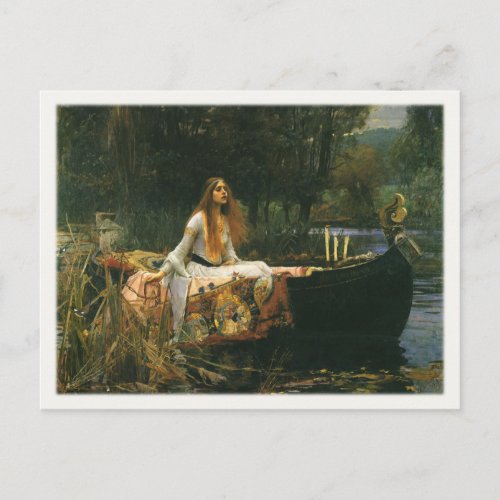 Postcard with John William Waterhouse Painting