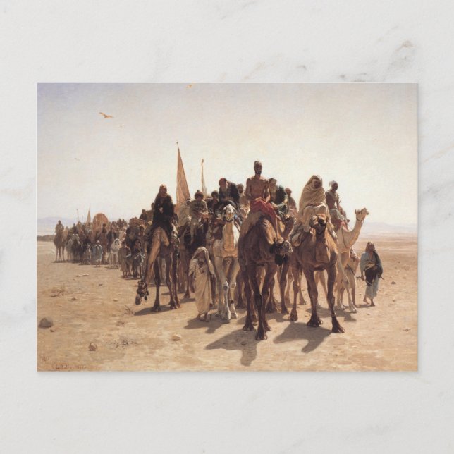 Postcard With Leon Belly Painting (Front)