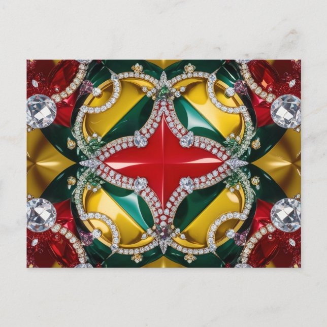 Postcard with Los Angeles Colors Design (Front)