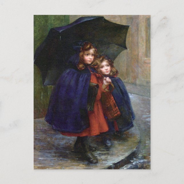 Postcard With Marthe Boyer-Breton Painting (Front)