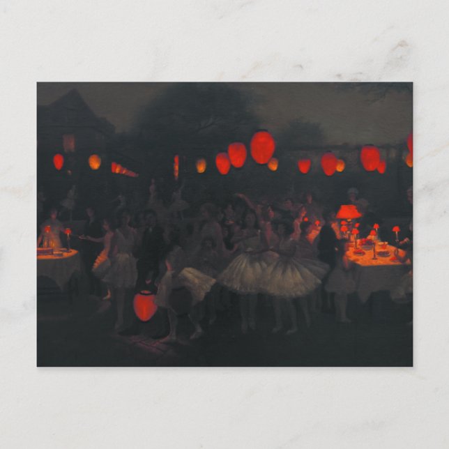 Postcard with Thomas Cooper Gotch Painting (Front)