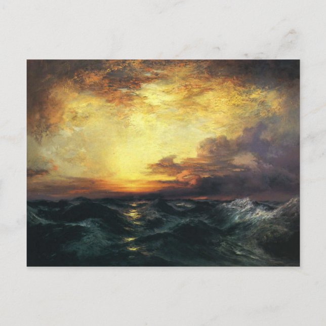 Postcard With Thomas Moran Painting (Front)