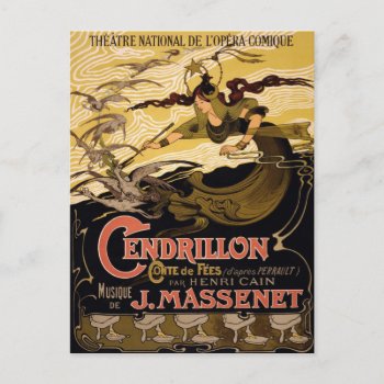 Postcard With Vintage Theatre Poster by cardland at Zazzle