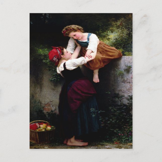 Postcard With William Bouguereau Painting (Front)